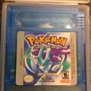Pokemon crystal Gameboy game